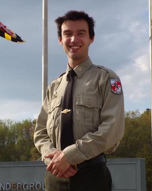  Adam Larson, season parker ranger for the Harriet Tubman Underground Railroad State Park in Church Creek, Maryland