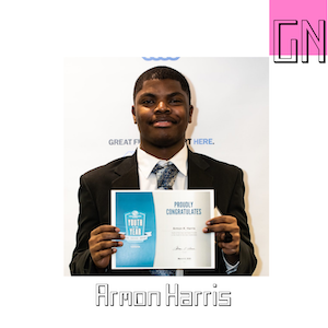Armon Harris,  2021 Boys and Girls Club Kenosha Youth of the Year