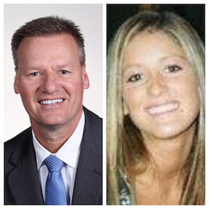 L to R: Bryan Albrecht, president of Gateway Technical College ; Lindsey Kosman, Student Life Coordinator at Gateway Technical College