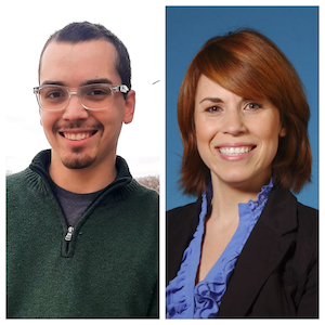 L to R: CJ Rouse, Melissa Kaprelian, mother and son - who both currently serve on the Racine City Council. 