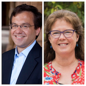Carthage College President Dr. John Swallow (Left) and First Lady Cameron Swallow (Right)