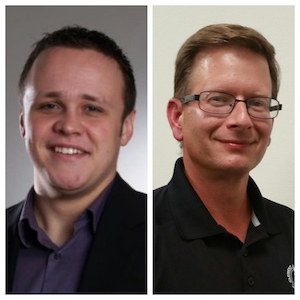 L to R: Former KUSD School Board Members Carl Bryan (Left)  and Gary Kunich (Right)