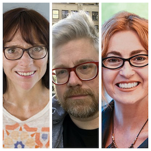 L to R: Carthage Professors - Kimberly Greene, Ryan Miller, and Jojin Van Winkle.