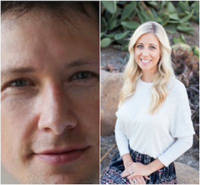 Author Chris Kutarna (Left), Author Kristin Helms (Right) 