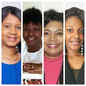 L to R: Keeshia Jones, President of Sisters Network Inc of Southeastern Wisconsin, Board Members Dr. Karen Robinson and Adelene Greene. From WeRISE, Kay’la Mumford, the Project Director.