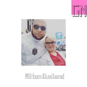 L to R: Milton Ousland and Fiance 