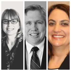 Left to right: Kathryn Andrea, Amy Trottier, and Cory Uebele