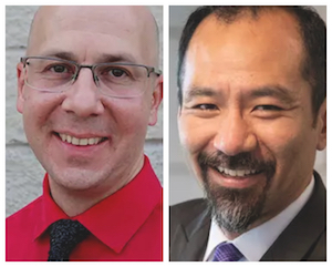 L to R: Dimitri Shapovalov and Ed Kawakami, Carthage College Music Faculty 