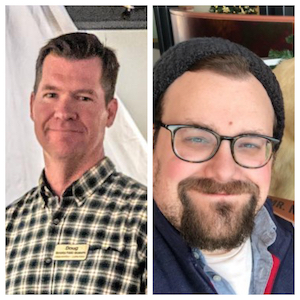 L to R: Doug Damman and Nick Weirsum From The Kenosha Public Museum 