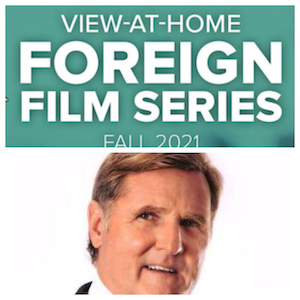 Top to Bottom: UW-Parkside Foreign Film Series Logo, Bottom: Mike Papantonio, author 