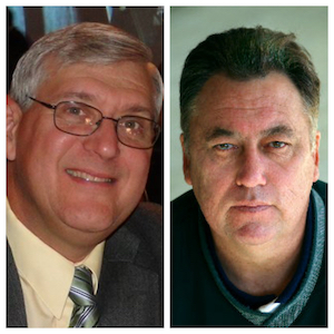 L to R: Rick Gallo, president of the Kenosha County AFL-CIO Central Labor Council, and Scott Sharp, president of the Racine AFL-CIO Central Labor Council 