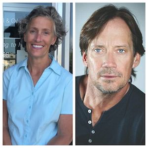 L to R: Guida Brown, executive director of the Hope Council on Alcohol and other Drug Abuse: Kevin Sorbo, author and actor  