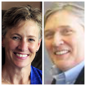 L to R: Guida Brown, Executive Director of the Hope Council; Michael Mahoney, DIrector of Chicago Services for the Hazelden Betty Ford Foundation.