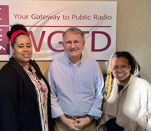 L to R; Preneice Love, Community Strategist; Len Iaquinta, Host; Dr. Diamond D. Hanson, Assistant Director
