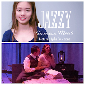 Top to Bottom: Jazzy: American Moods - Logo; UW-Parkside Presents "Indecent" 