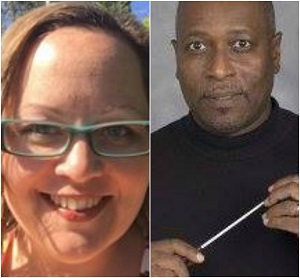 From UW-Parkside, Jennifer Sassaman (Left) and James Kinchen (Right) 