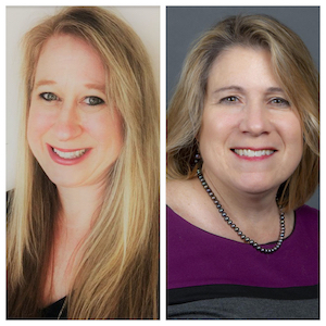 L to R: Jen Freiheit, Ph.D., director of the Kenosha County’s Division of Health and Dr. Mary Ouimet, Chief Executive Officer, of the Kenosha Community Health Center, Inc.. 