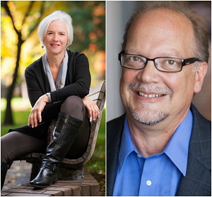 Composer Joan Szymko (Left) Dr. Peter Dennee (Right) 