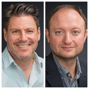 L to R: Josef Benson and Doug Singsen, authors