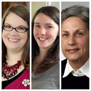 L to R: Cheryl Hernandez, Executive Director, Cassie Christianson, Program Coordinator, and Susan Remson, volunteer from the Kenosha Literacy Council. 