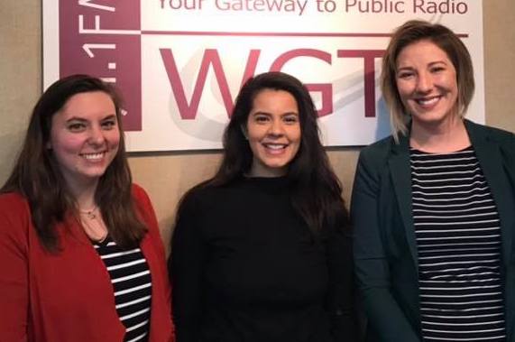 Left to Right: Anna Thompson, Maham Ali, and Carrie Espinosa.