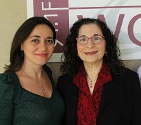 Pianist Karine Poghosyan (Left)