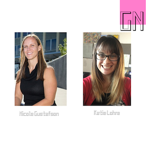 L to R: Nicole Gustafson and Katie Lohre, Student Support Counselors at Gateway Technical College 
