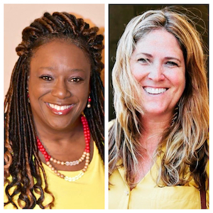 L to R: Kelly Scroggins-Powell and Mary Mazzeo Pucci; Co-founders of "Racine Women for Racial Justice"