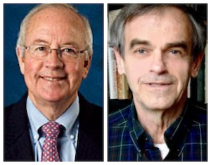 L to R: Ken Starr, Former Prosecutor;  John Tinker, Free Speech Advocate