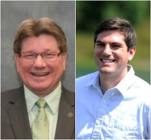 Kenosha County Exeucitve Jim Kreuser (Left); Kenosha Park Director Matt Collins (Right)