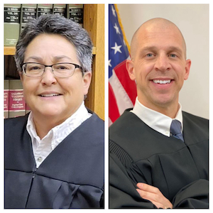 L to R: Circuit Court Branch 1 Forum - Larisa Benitez-Morgan (I) (Left); Gerad Dougvillo (Right) 