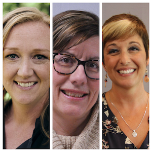 L to R: Leah Featherstone, Clincial Psychologist with Professional Services Group; Julie Hueller, Manager for the Racine Collaborative for Children's Mental Health at RUSD; and Andrea Rittgers Director of Student Services for RUSD