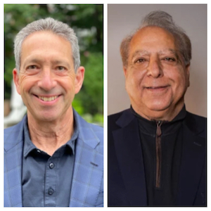 L to R: Dr. Martin Abrahamson and Dr. Sanjiv Chopra, Authors 