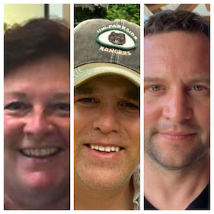 L to R:Nan Calvert, Enviornmentalist; Dave Giordano, director of Root Pike Watershed Initiative; Ben Benninghoff, Wisconsin DNR Basin Supervisor