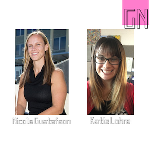 L to R: Nicole Gustafson and Katie Lohre Student Support Counselors at Gateway Technical College 