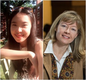 Pianist Pan Pan Wang (Left); Carthage Instructor Deb Maslowski (Right) 