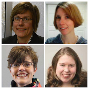L to R: Julie Hueller, Racine Unified School District, Manager of the Racine Collaborative for Children’s Mental Health, Kristine Jacobs, LCSW is a Child and Family Therapist with Children’s Wisconsin and is based at Knapp Elementary, Missy Damaschke, Assistant Principal at Knapp Elementary School, and Jessica Safransky Schach, chief operating officer at United Way of Racine County.