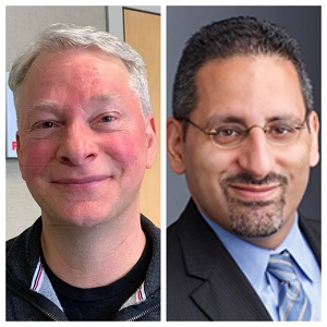 Ken Wiele, author (Left), Ramsen Kasha, executive director of the Hazelden Betty Ford Clinic in Chicago (Right)