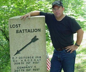 History buff Robert Laplander 