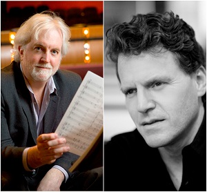 Composer Robert Aldridge (Left), Librettist Herchel Garfein (Right) 