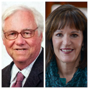 Robert Schneider, Kenosha Community Foundation (Left) and Liz Powell, Racine Community Foundation (Right)