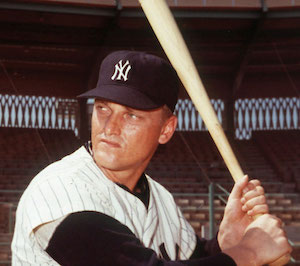 Roger Maris, Broke Babe Ruth's Home Run Record in 1961.
