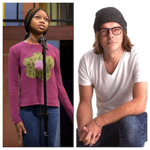 L to R: Saniah Carter, Actress; Sylvain Neuvel, author