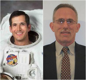  Astronaut John Herrington (Left); Author Sheldon Hirsch (Right) 