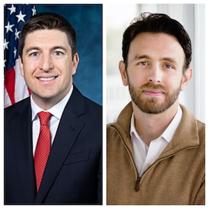 L to R: First District U.S. Congressman Bryan Steil and challenger Roger Polack. 