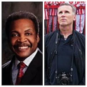 L to R: Ellis Cose, author; Stuart Ray Clarke, author 