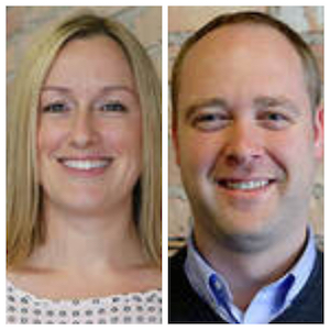 Tatjana Bicanin, Executive Director (Left)  Eric Lequesne, Research and Evaluation Manager (Right)