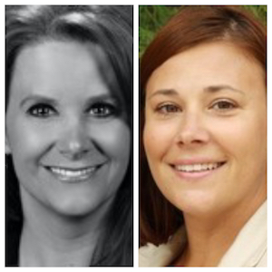 L to R: Tara Panasewicz, Chief Executive Officer at United Way of Kenosha County; and Katie Oatsvall, Executive Director at Kenosha Area Family and Aging Services. 