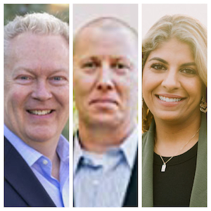 L to R: Jonathan Winkle, Executive Director of the Racine Symphony, Michael Crockett, Author, Hema Crockett, Author