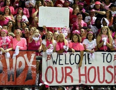 Bradford Student Cheer on the "Red Devils" 